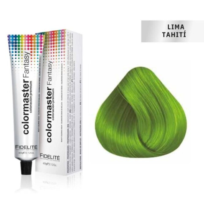 Fidelite Tintura Color Master Fantasia Verde Lima Tahiti 60g