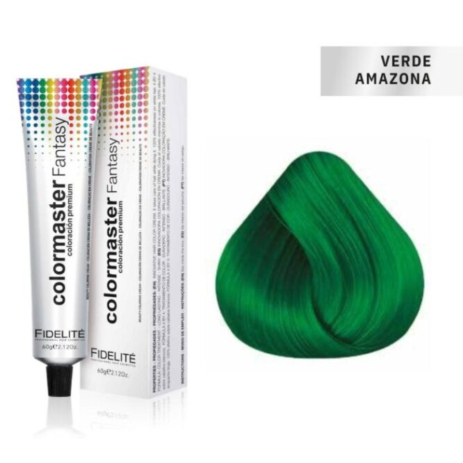Fidelite Tintura Color Master Fantasia Verde Amazona 60g